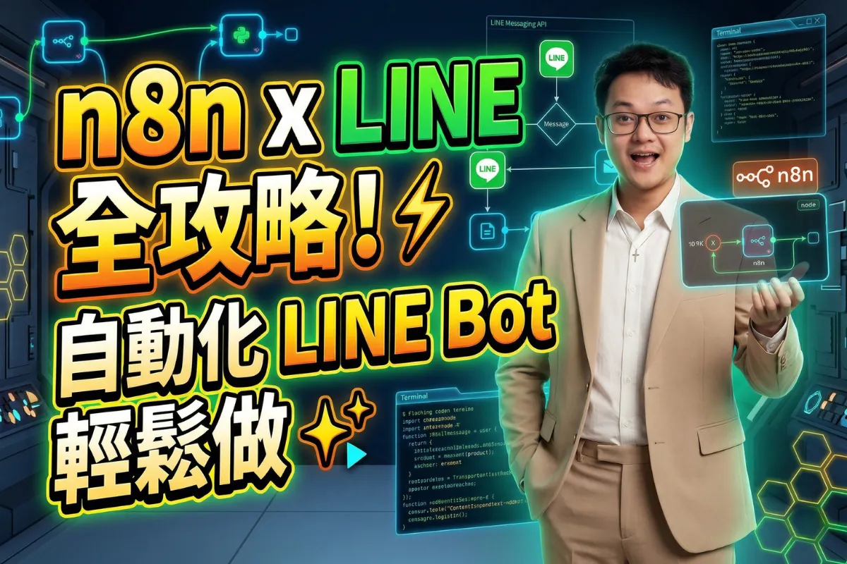 n8n 串接 LINE 官方帳號:Webhook 與 API 設定全攻略